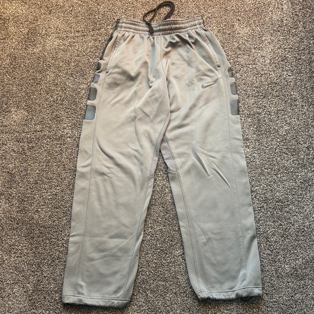 Nike Elite Therma-Fit Men's Gray Sweatpants/Joggers- S